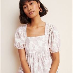 EUC Maeve Batia Babydoll Top